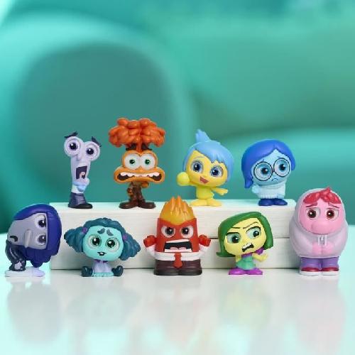 Figurine Miniature - Personnage Miniature Figurines a collectionner - DISNEY PIXAR Doorables - Coffret Collector Vice-Versa 2 - 9 figurines exclusives inspirées du film