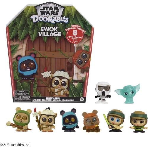 Figurine Miniature - Personnage Miniature Figurines a collectionner - STAR WARS - Coffret Collector Ewok - 8 figurines exclusives. a partir de 5 ans