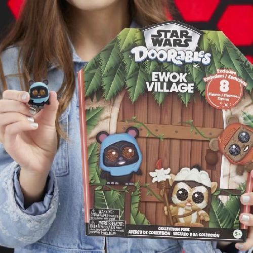 Figurine Miniature - Personnage Miniature Figurines a collectionner - STAR WARS - Coffret Collector Ewok - 8 figurines exclusives. a partir de 5 ans