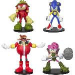 Figurine Miniature - Personnage Miniature Figurines articulées SONIC - Collection de 4 personnages de 7.5 cm