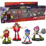 Figurine Miniature - Personnage Miniature Figurines articulées SONIC - Collection de 4 personnages de 7.5 cm