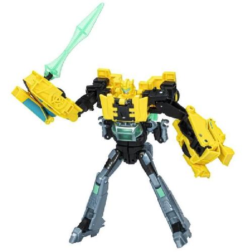 Figurine Miniature - Personnage Miniature Figurines Cyber-Combiner Bumblebee et Mo Malto. jouets interactifs pour filles et garçons.Transformers EarthSpark. des 6 ans