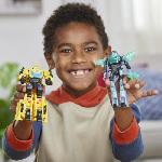 Figurine Miniature - Personnage Miniature Figurines Cyber-Combiner Bumblebee et Mo Malto. jouets interactifs pour filles et garçons.Transformers EarthSpark. des 6 ans