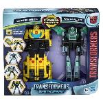 Figurine Miniature - Personnage Miniature Figurines Cyber-Combiner Bumblebee et Mo Malto. jouets interactifs pour filles et garçons.Transformers EarthSpark. des 6 ans