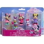 Figurine Miniature - Personnage Miniature Figurines - DISNEY MINNIE MOUSE - Pack de 5 Figurines Minnie Mouse - Non articulées. 6 cm