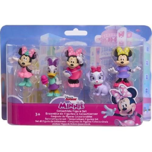 Figurine Miniature - Personnage Miniature Figurines - DISNEY MINNIE MOUSE - Pack de 5 Figurines Minnie Mouse - Non articulées. 6 cm