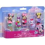 Figurine Miniature - Personnage Miniature Figurines - DISNEY MINNIE MOUSE - Pack de 5 Figurines Minnie Mouse - Non articulées. 6 cm