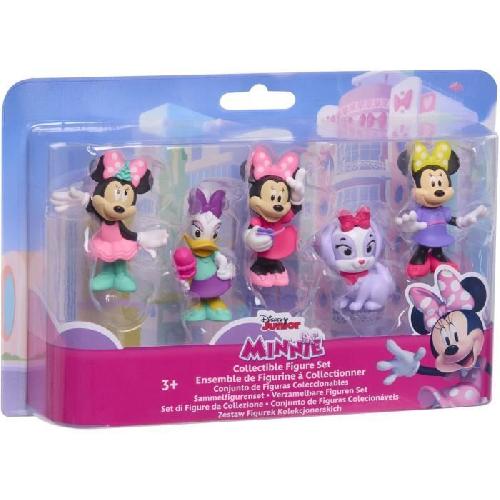 Figurine Miniature - Personnage Miniature Figurines - DISNEY MINNIE MOUSE - Pack de 5 Figurines Minnie Mouse - Non articulées. 6 cm