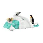 Figurine Miniature - Personnage Miniature Figurines Famille pingouin sur la banquise. Schleich 42661 Wild Life. Pour enfant des 3 ans