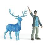 Figurine Miniature - Personnage Miniature Figurines Harry et son Patronus. Schleich 42680 Harry Potter. Pour enfant des 6 ans