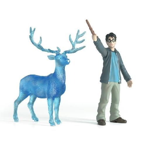 Figurine Miniature - Personnage Miniature Figurines Harry et son Patronus. Schleich 42680 Harry Potter. Pour enfant des 6 ans