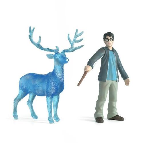 Figurine Miniature - Personnage Miniature Figurines Harry et son Patronus. Schleich 42680 Harry Potter. Pour enfant des 6 ans