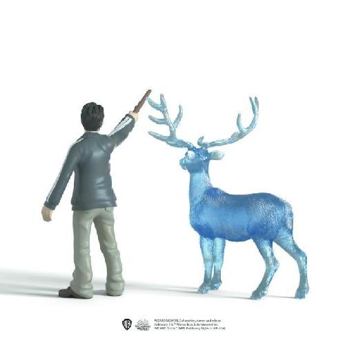 Figurine Miniature - Personnage Miniature Figurines Harry et son Patronus. Schleich 42680 Harry Potter. Pour enfant des 6 ans