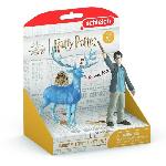 Figurine Miniature - Personnage Miniature Figurines Harry et son Patronus. Schleich 42680 Harry Potter. Pour enfant des 6 ans