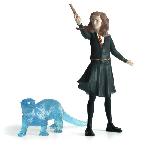 Figurine Miniature - Personnage Miniature Figurines Hermione et son Patronus. Schleich 42681 Harry Potter. Pour enfant des 6 ans