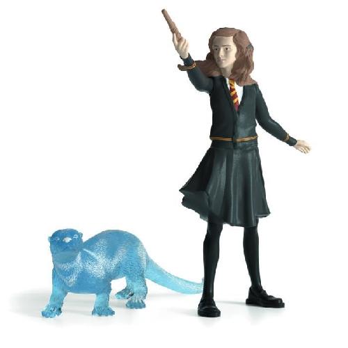 Figurine Miniature - Personnage Miniature Figurines Hermione et son Patronus. Schleich 42681 Harry Potter. Pour enfant des 6 ans