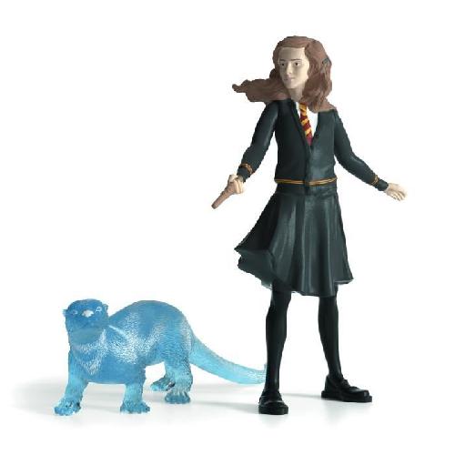 Figurine Miniature - Personnage Miniature Figurines Hermione et son Patronus. Schleich 42681 Harry Potter. Pour enfant des 6 ans