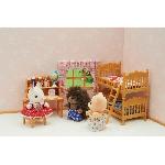 Figurines miniatures - SYLVANIAN FAMILIES - 5338 - La chambre des enfants - Meubles et accessoires pour enfants