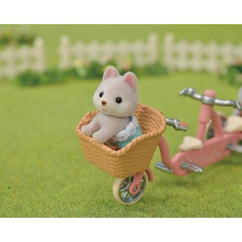 Poupee Figurines miniatures - SYLVANIAN FAMILIES - 5637 - Les freres et soeurs husky et leur tandem