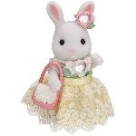 Poupee Figurines miniatures - SYLVANIAN FAMILIES - 5647 - La valisette de mode et grande soeur Lapin neige