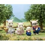 Poupee Figurines miniatures - SYLVANIAN FAMILIES - La famille Chevre - 4 personnages articulés et habillés avec soin