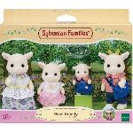 Poupee Figurines miniatures - SYLVANIAN FAMILIES - La famille Chevre - 4 personnages articulés et habillés avec soin