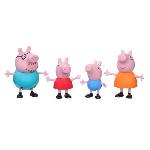 Figurine Miniature - Personnage Miniature Figurines Peppa Pig - Pack de 4 - Peppa. Maman Pig. Papa Pig et George - A partir de 3 ans