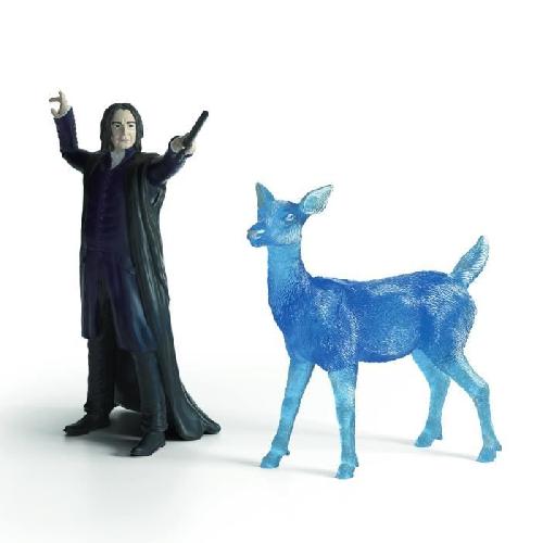 Figurine Miniature - Personnage Miniature Figurines Rogue et son Patronus. Schleich 42683 Harry Potter. Pour enfant des 6 ans