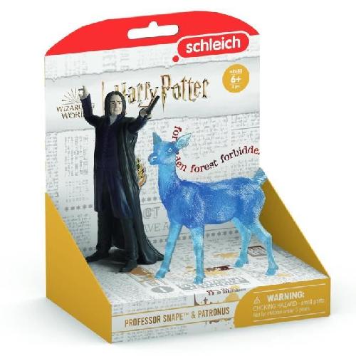 Figurine Miniature - Personnage Miniature Figurines Rogue et son Patronus. Schleich 42683 Harry Potter. Pour enfant des 6 ans