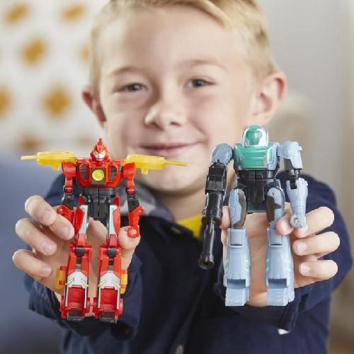 Figurine Miniature - Personnage Miniature Figurines Terran Twitch et Robby Malto. jouets interactifs pour filles et garçons. Transformers EarthSpark Cyber-Combiner. des 6