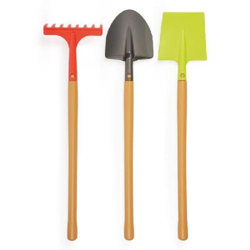 Jardinage - Brouette Filet de 3 grands outils de jardin - ECOIFFIER - 4338 - Préparons la terre - 70 cm