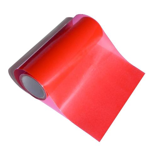Film adhesif de protection universel - Transparent rouge - 30x100cm