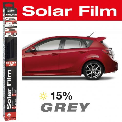 Pare-soleil - Bande Solaire - Film Solaire Film solaire universel 50x300cm gris 15 pour cent avec kit de pose - RaceSport