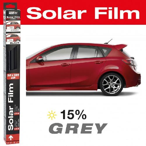 Pare-soleil - Bande Solaire - Film Solaire Film solaire universel 76x300cm gris 15 pour cent avec kit de pose