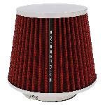 Filtre A Air Filtre A Air Chrome Rouge Univ + 4 Bagues - Swiss Drive