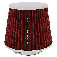 Filtre A Air Filtre A Air Chrome Rouge Univ + 4 Bagues - Swiss Drive