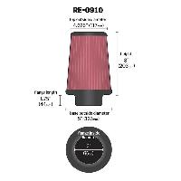 Filtre A Air Filtre A Air Universel KetN Re-0910
