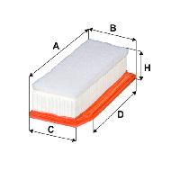 Filtre A Air Filtre a air WA9830 compatible avec Dacia Lada Renault ap15