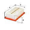 Filtre A Air Filtre a air Wix WA9855 compatible avec Nissan Micra 5