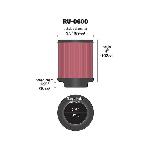 Filtre A Air Universel KetN Ru-0600 Filtre A Air Universel KetN Ru-0600