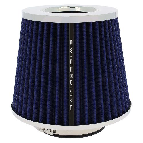 Filtre A Air Filtre A Air Universel Stream Bleu + 4 Bagues - Swiss Drive