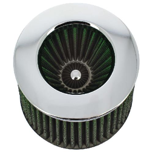 Filtre A Air Filtre A Air Universel Stream Vert + 4 Bagues - Swiss Drive