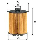 Filtre a huile Wix WL7536 compatible avec Volvo