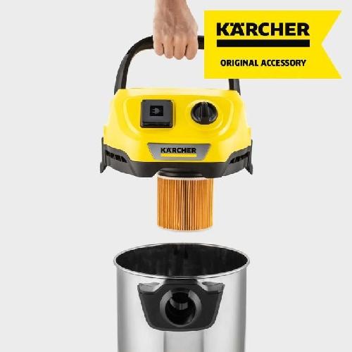 Accessoires Aspirateur Industriel Filtre cartouche KARCHER WD2 - WD3 - Pour aspiration seche et humide