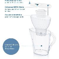 Filtre Pour Carafe Filtrante Filtres pour carafe - BRITA - MAXTRA PRO - 4 mois - Carafe MARELLA blanche offerte