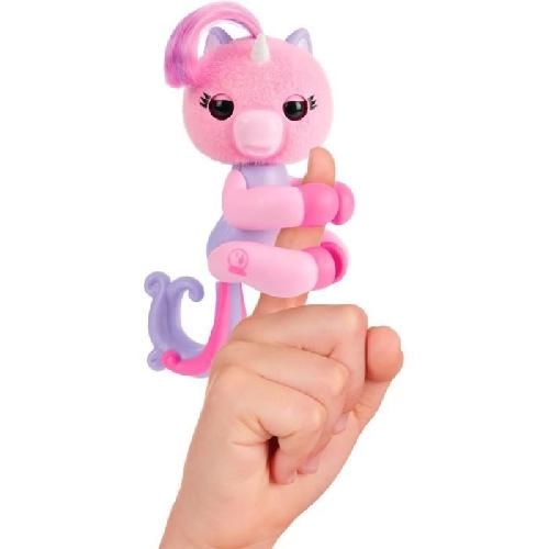 Robot Miniature - Personnage Miniature - Animal Anime Miniature Fingerlings - LANSAY - Magic Moods Mimi la licorne - Jeu de recre - Des 5 ans