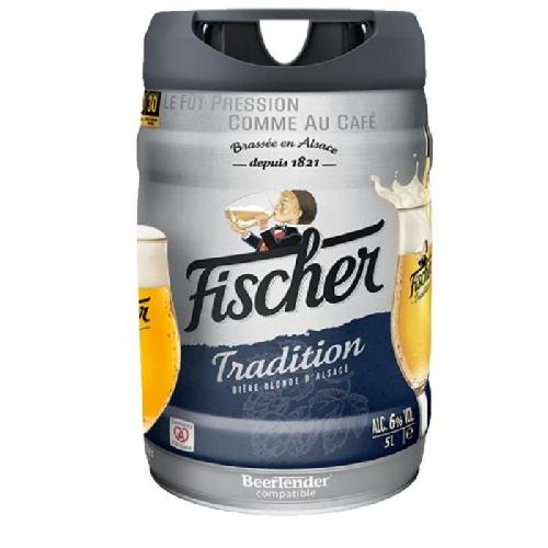Fischer Tradition - Biere blonde - Fut 5L compatible Beertender