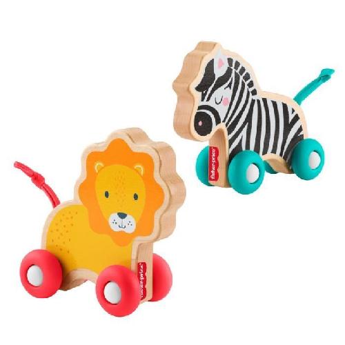 Jouet A Tirer - Jouet A Pousser FISHER-PRICE Animaux a pousser en bois os - JFN19