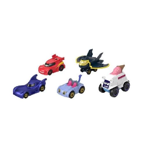 Vehicule Miniature Assemble - Engin Terrestre Miniature Assemble Fisher-Price-Assortiment de Vehicules Batwheels-5 vehicules -1-55- HML20