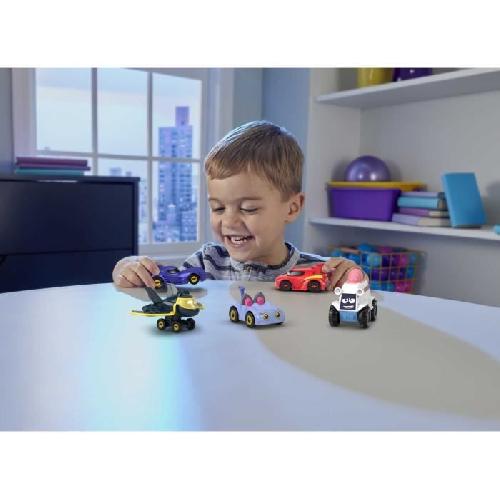 Vehicule Miniature Assemble - Engin Terrestre Miniature Assemble Fisher-Price-Assortiment de Vehicules Batwheels-5 vehicules -1-55- HML20